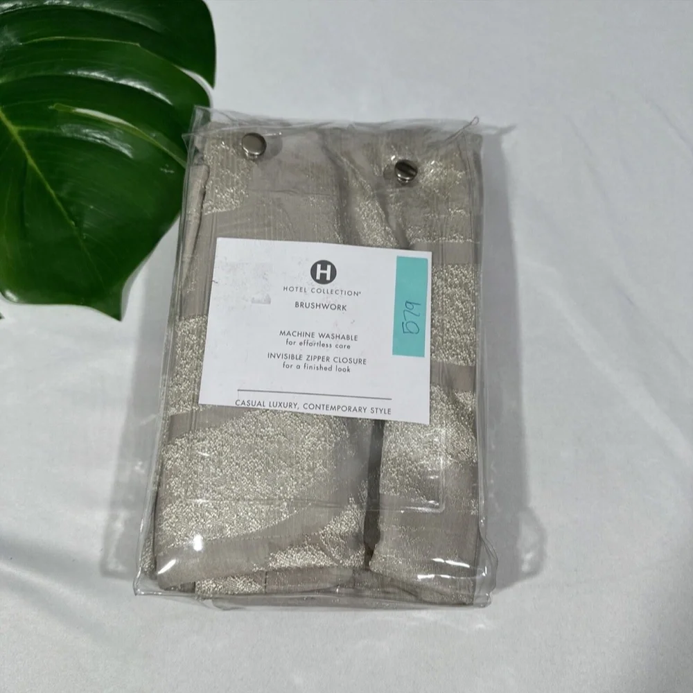 NEW $135 [ 1 Euro Sham‎ ] for Hotel Collection Brushwork